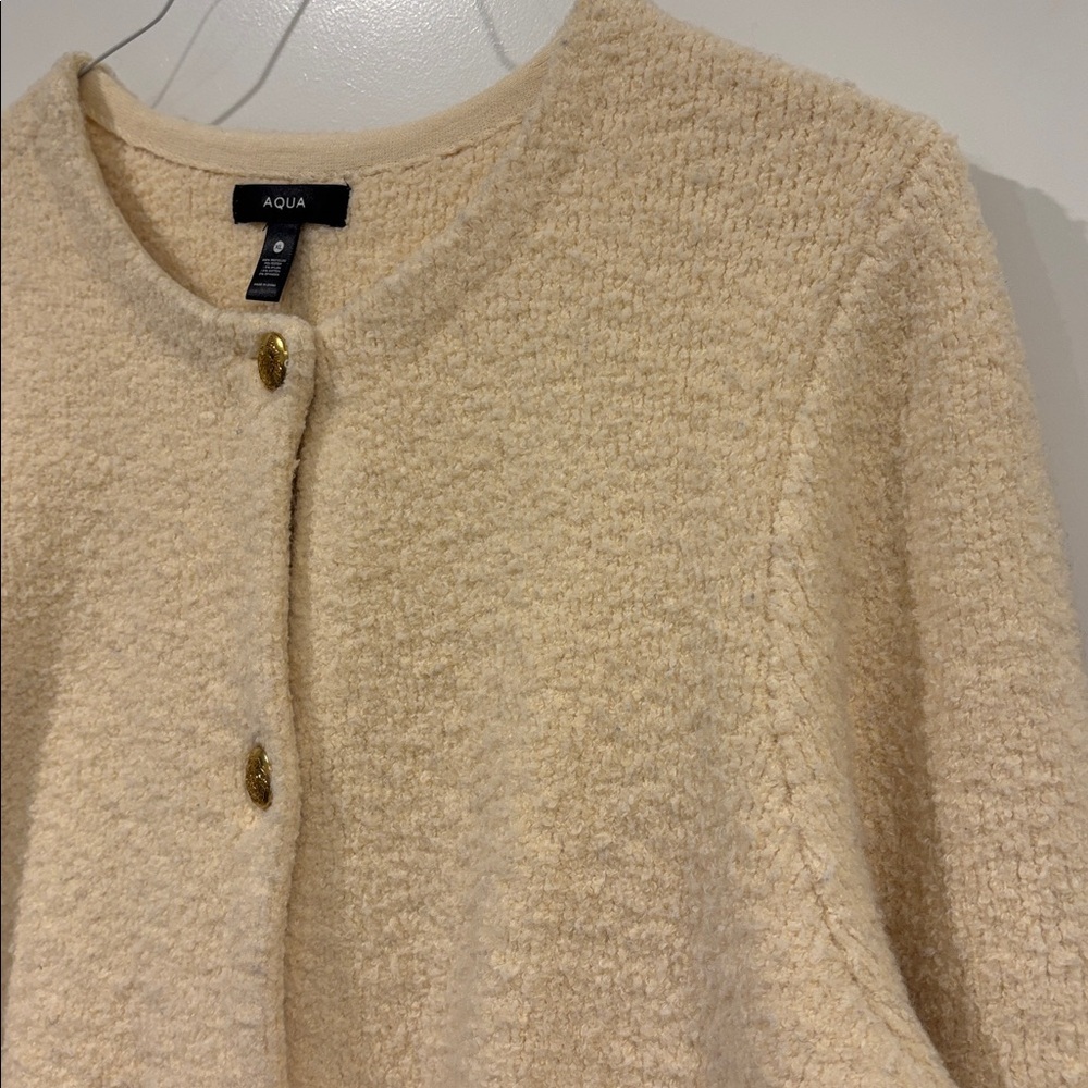 Aqua Womens Long Sleeve Cardigan XL - Picture 3 of 6